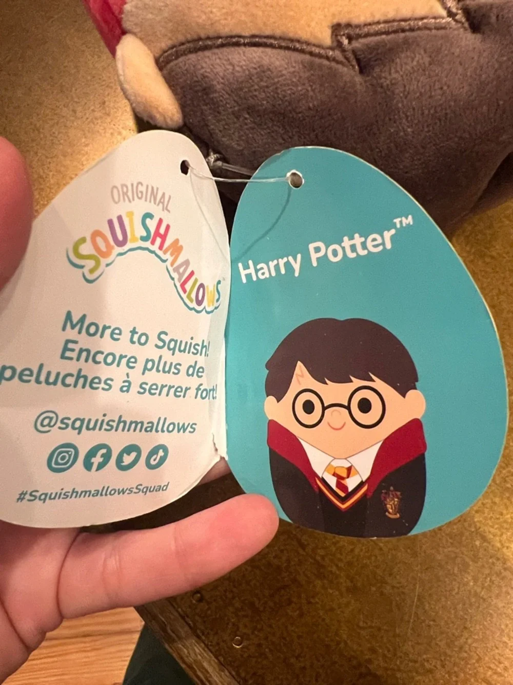 6” Squishmallows Gryffindor-Inspired Plush - Harry Potter - Picture 3 of 5
